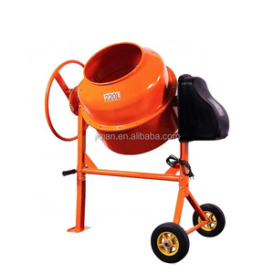 2023 New Design Cement Machine Mixing Mortar Small Concrete Mixer With Two Wheels And Handle