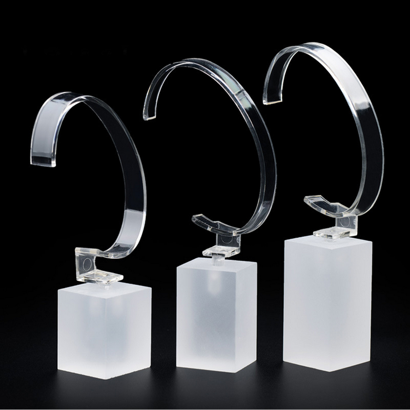 Fashion watch Customized elegant acrylic display stand C clip jewelry display