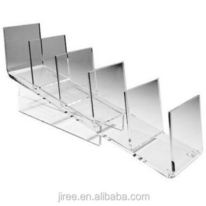 Clear Acrylic 5 Tiers Wallet/Purse/Handbag Display Stand