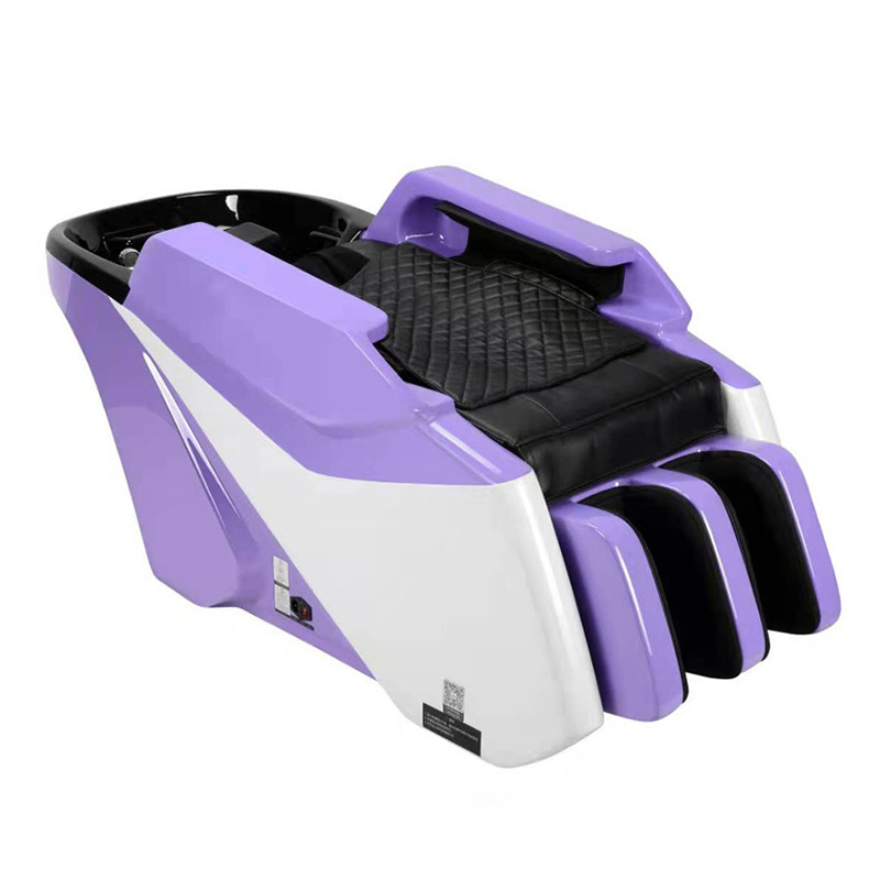 Professional Steamer Hair Washing Chair Modern Spa Head Water Therapy Massage Shampoo Bed For Beauty Salon Barbershop