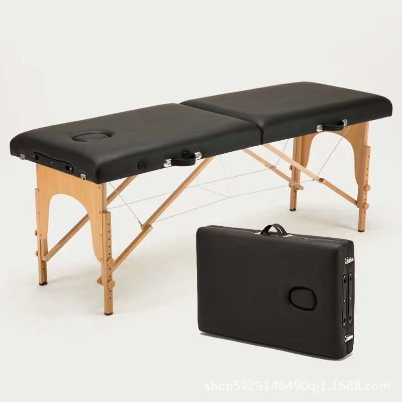 New Arrival Portable Folding Lightweight Massage Table Full Body Spa Massage Bed with Facial Holes