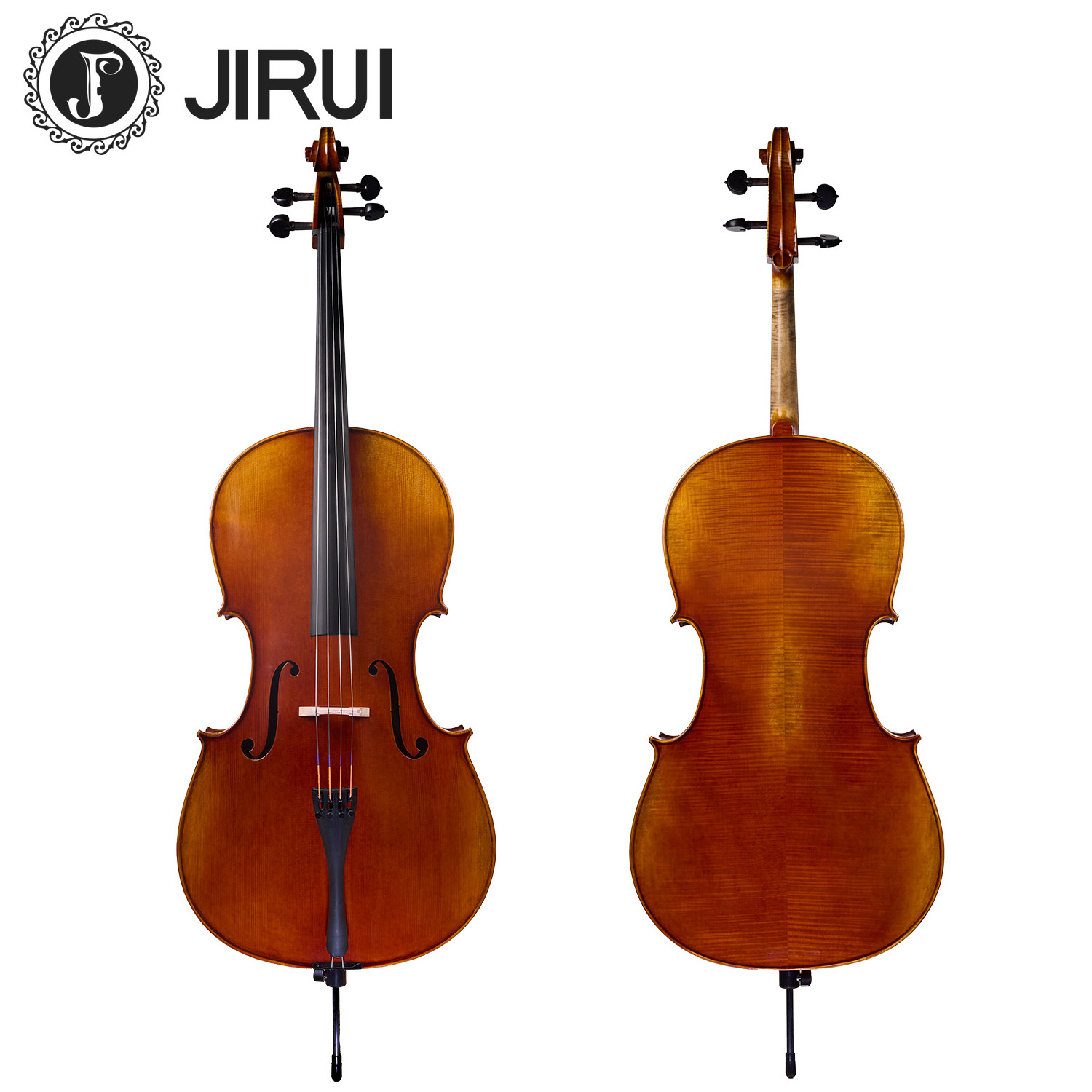 Top Selling 1/8 European Advanced Style Antique Cello High Quality 4/4 Handmade Brazil Wood Flamed Maple Spruce A+ Style Cello