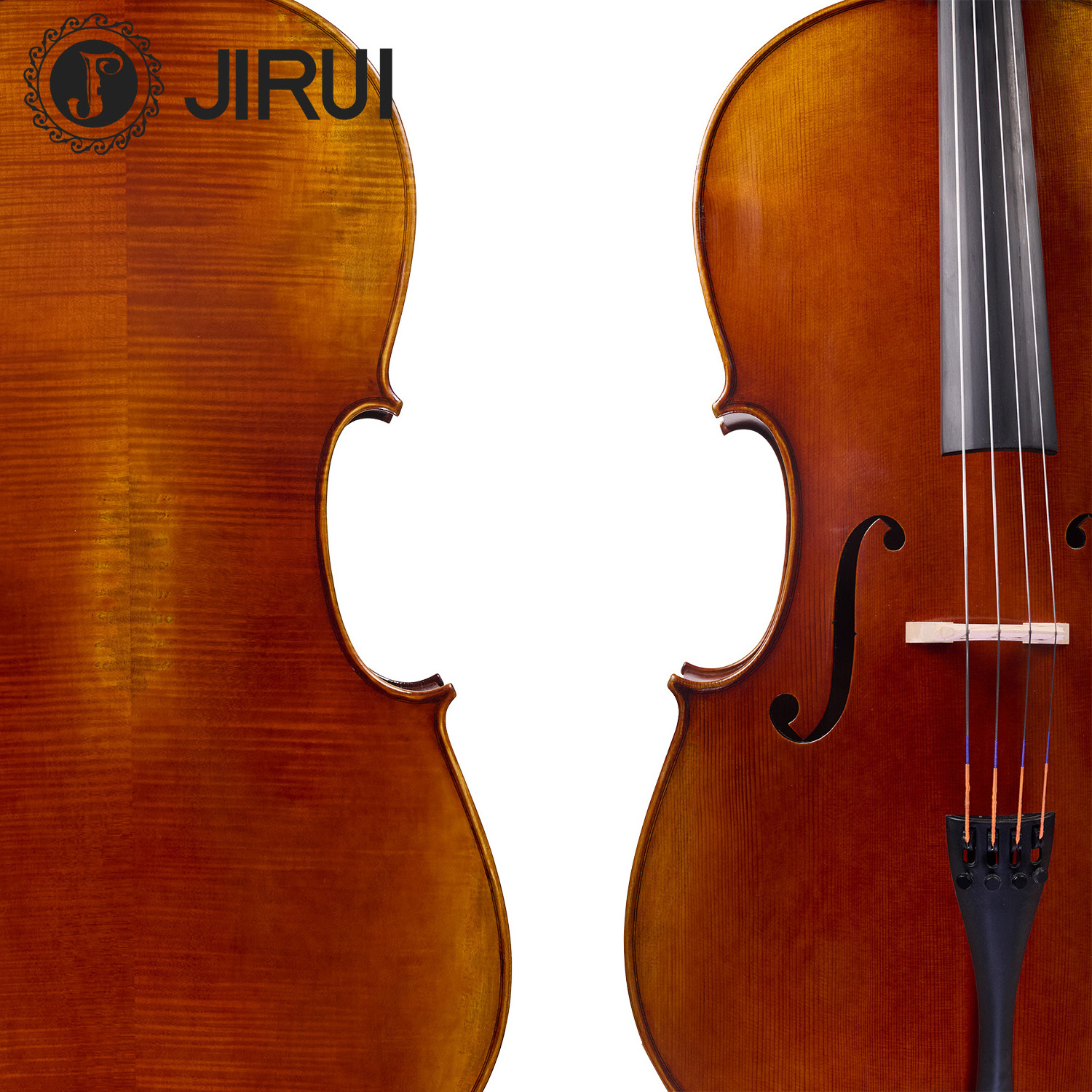 Top Selling 1/8 European Advanced Style Antique Cello High Quality 4/4 Handmade Brazil Wood Flamed Maple Spruce A+ Style Cello