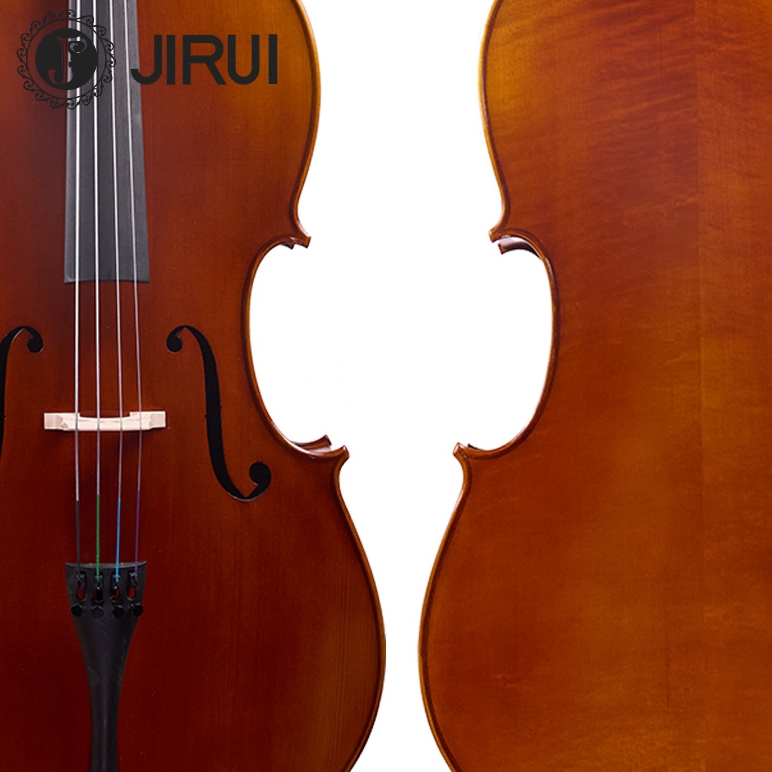 Top sale High quality Cello Hand made Brazil Wood Cello Nice flamed maple Advanced Cello 4/4 grade B+ Color Antique Golden