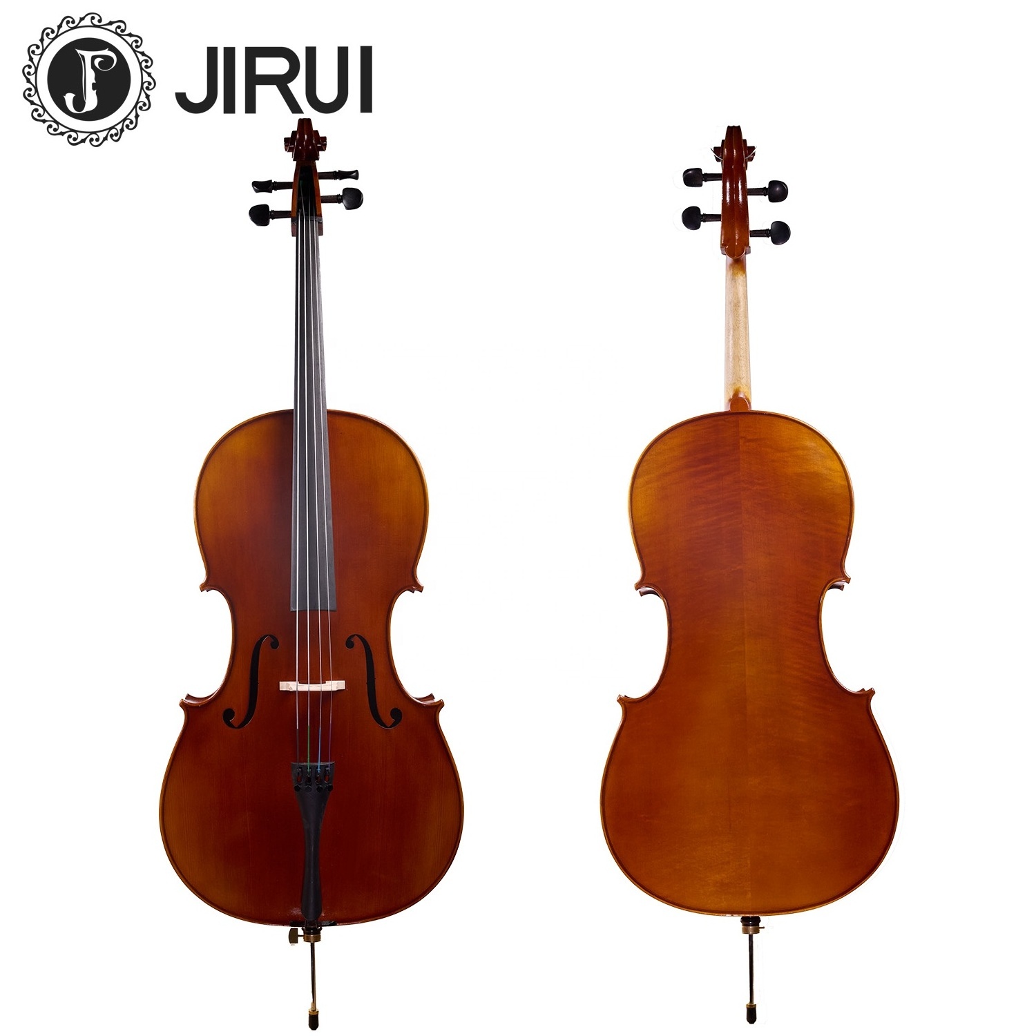 Top sale High quality Cello Hand made Brazil Wood Cello Nice flamed maple Advanced Cello 4/4 grade B+ Color Antique Golden