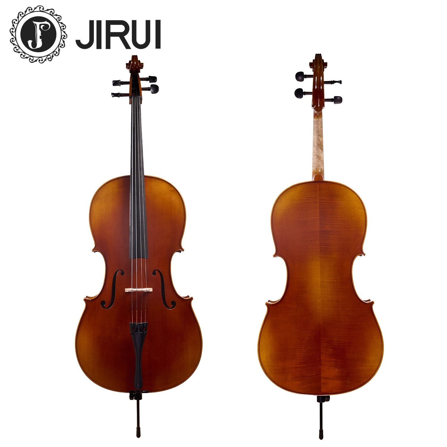 Top sale High quality Cello Handmade Brazil Wood Cello Nice flamed maple Advanced European Cello 4/4 B Color Antique GoldenAmber