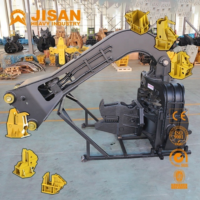 post ramming machine vibratory 1.8m hammer 20-24 24-30 ton used on excavator modified vibratory pile hammer driver for sale