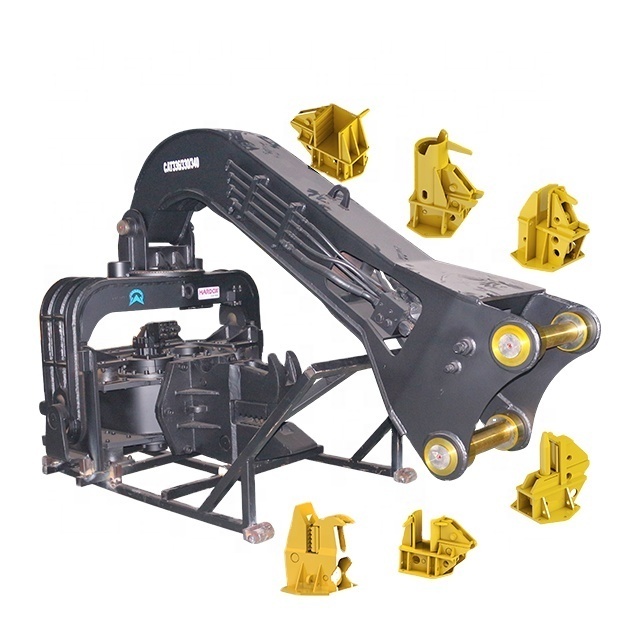 post ramming machine vibratory 1.8m hammer 20-24 24-30 ton used on excavator modified vibratory pile hammer driver for sale