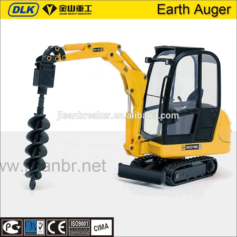 Auger Drive Unit Earth Drill Hydraulic Earth Auger for 10-15tons Excavator 12 Months 300-914mm 15000NM CE,SGS