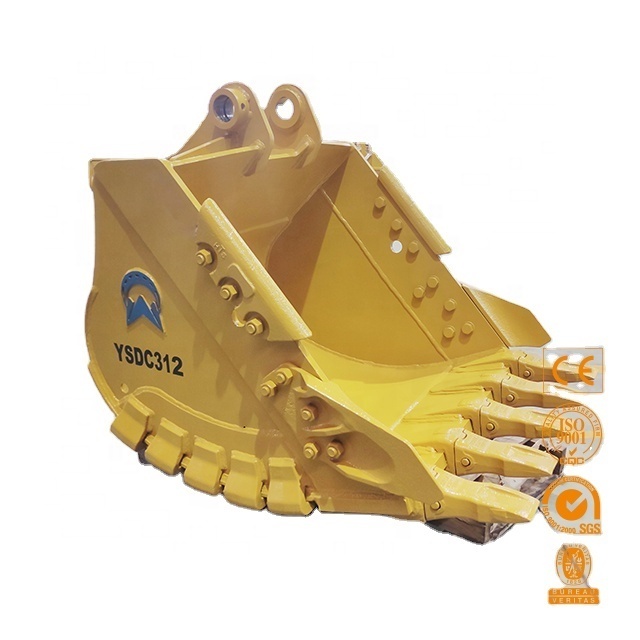 Construction Machinery Excavator Bucket 30ton Excavator Heavy Duty Rock Bucket for sale