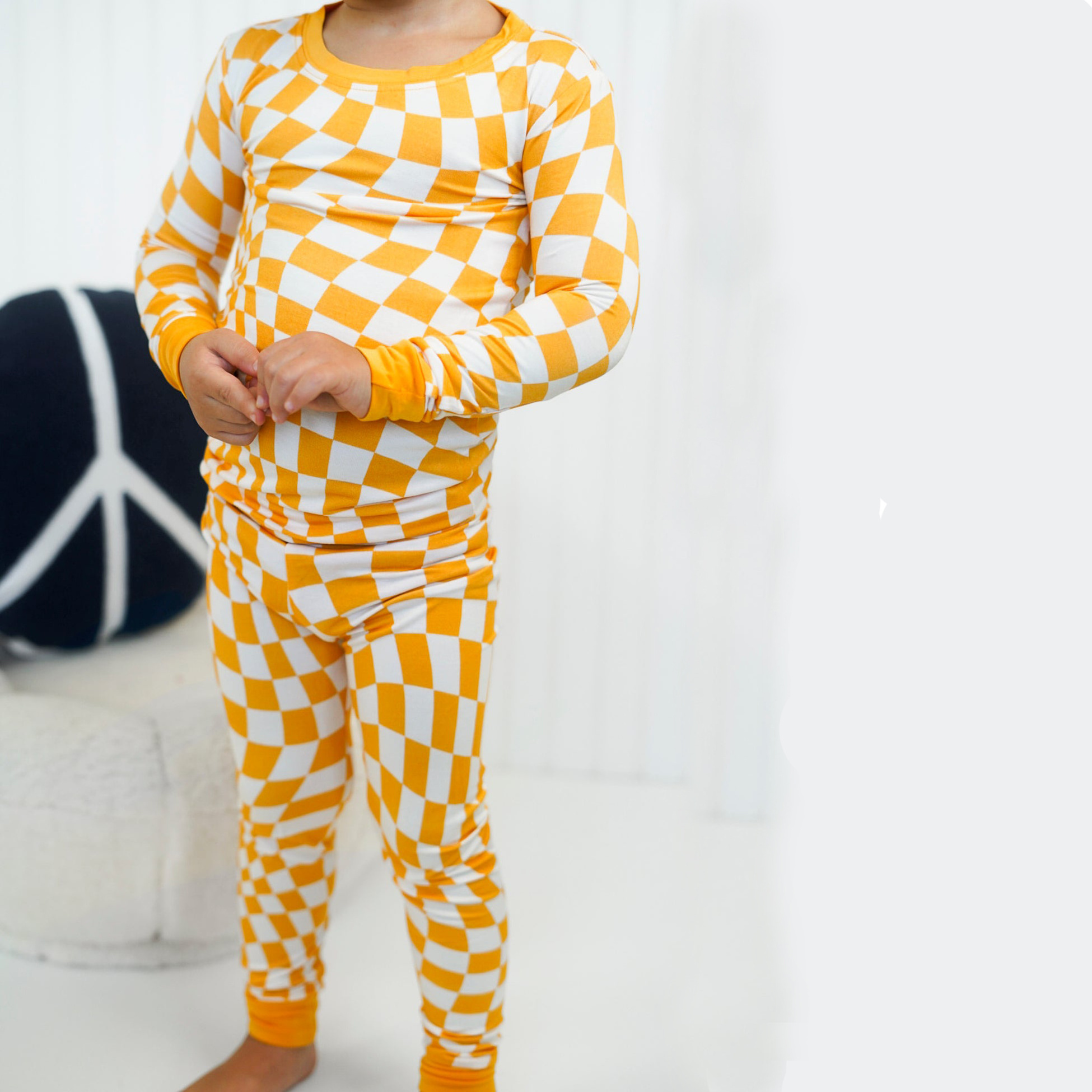 Wholesale Baby Toddler Unisex Buttery-Soft Snug Fit Custom Pattern Footed Pajamas with bamboo Viscose Made with Eucalyptus