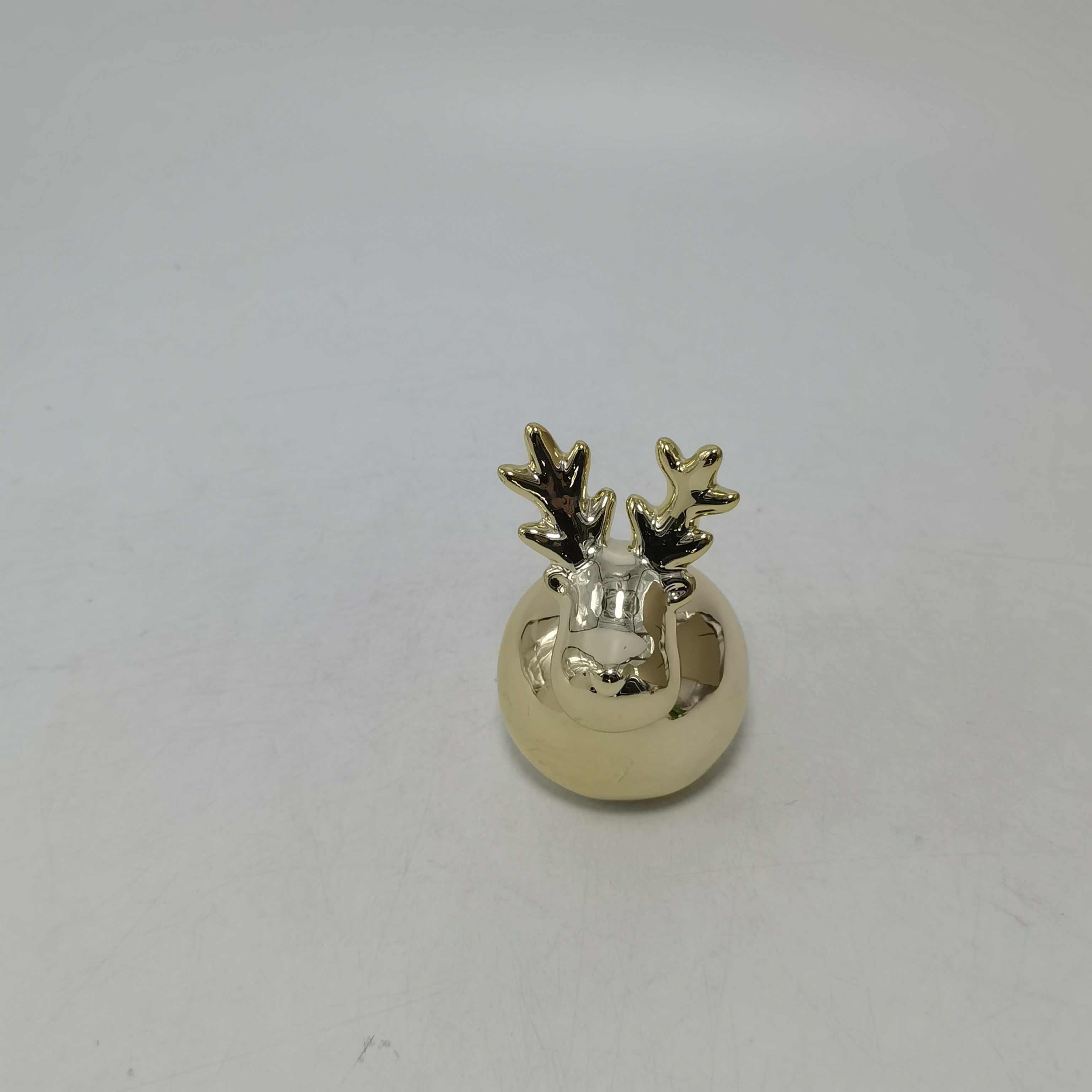 gild Home decoration Ceramic desktop showpiece luxury electrogilding Reindeer figurine Ceramic art