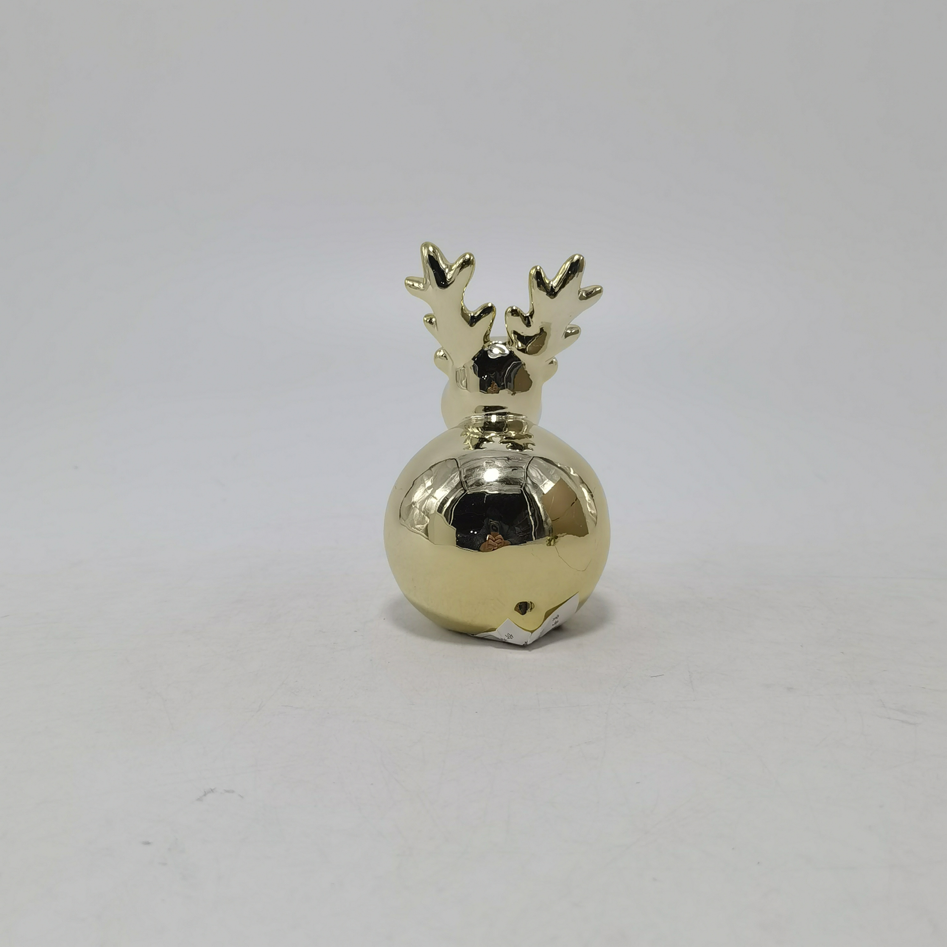 gild Home decoration Ceramic desktop showpiece luxury electrogilding Reindeer figurine Ceramic art