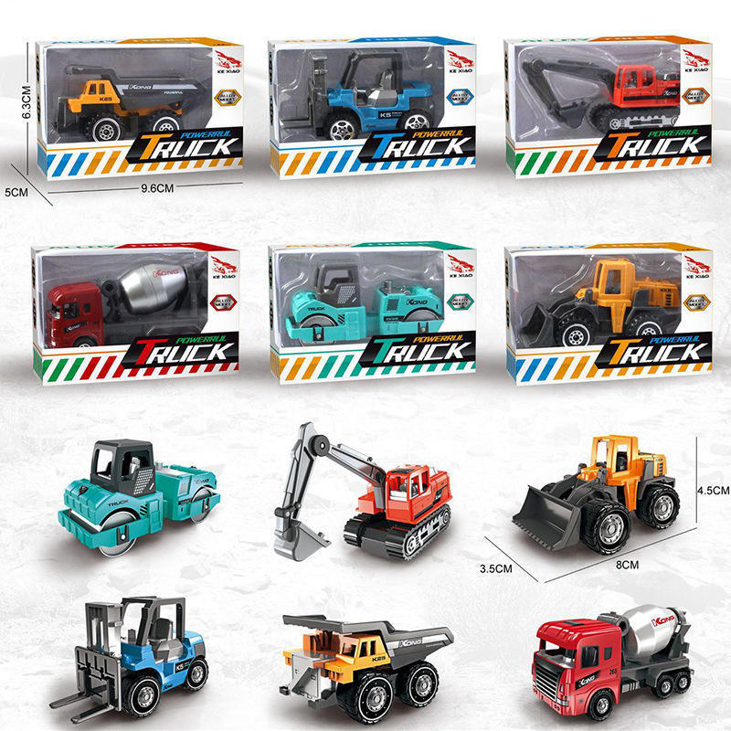 1:64 Metal Alloy Diecast Cars Toys Mini Pull Back Metal Diecast Toys Vehicle Set Educational Diecast Toys Car For Kids