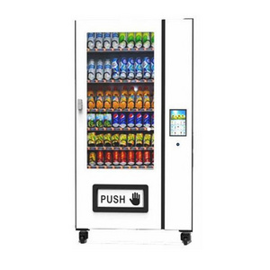 24 Hours Snack And Drinks Combo Gumball Reverse Vending Machine Vendor Machine With Cooling System