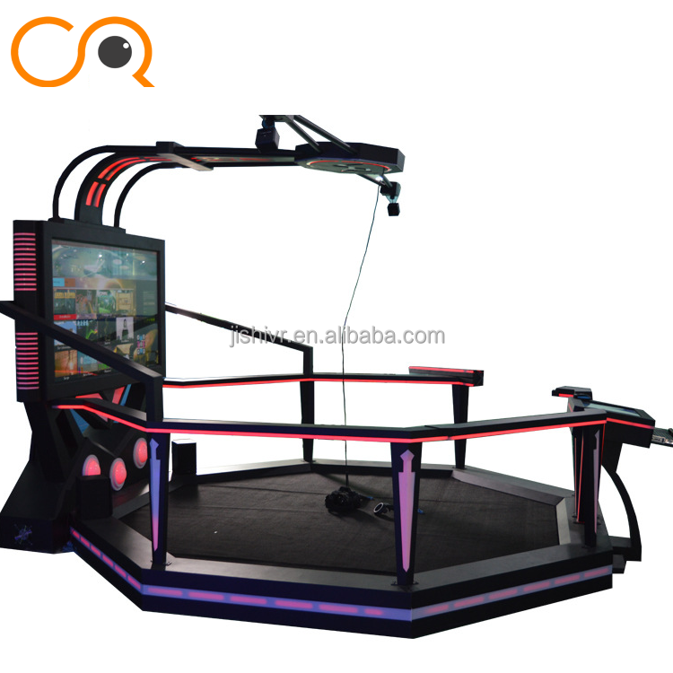 Coin Operated 9D VR Treadmill Equipment Arcade Machine/standing Up HTC VIVE VR Walker Virtual Reality Simulator for Games Zone