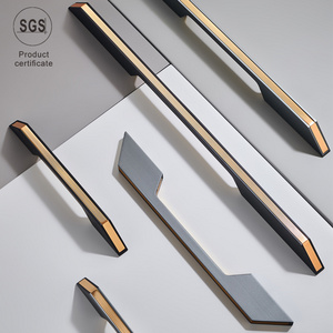 Drawer Cabinet Bedroom Modern Wardrobe Handles Double Colors Aluminium Profile kitchen Handles