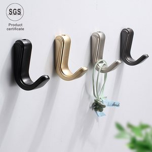 Modern Simplicity Home Small Zinc Alloy Single Coat Hooks Coat Hangers Towel Hooks