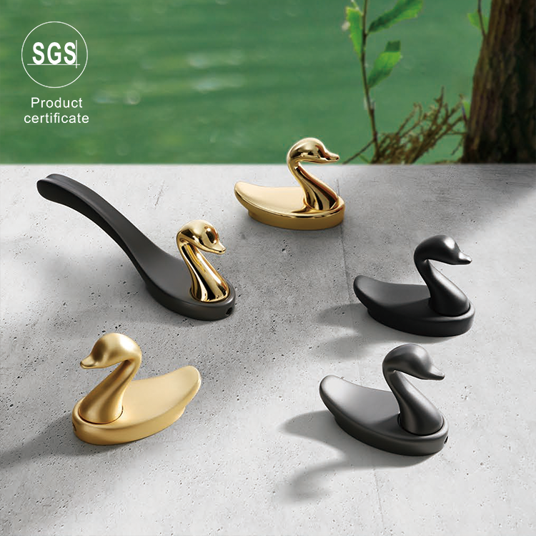 Furniture Hardware Zinc Alloy Clothes Coat Hooks For Home Decor