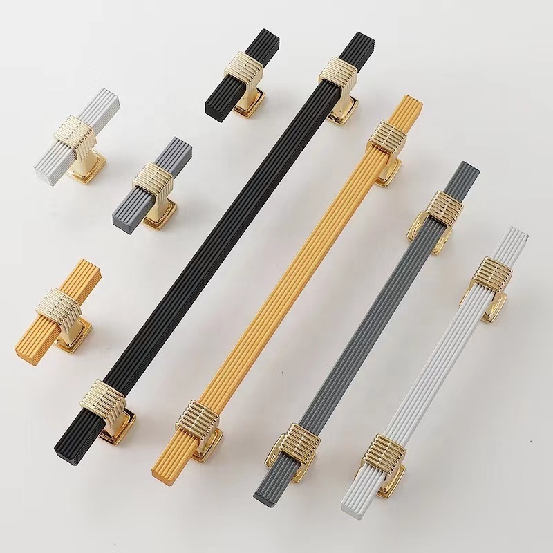 aluminum closet handle modern simple light luxury extra long cabinet door drawer handle