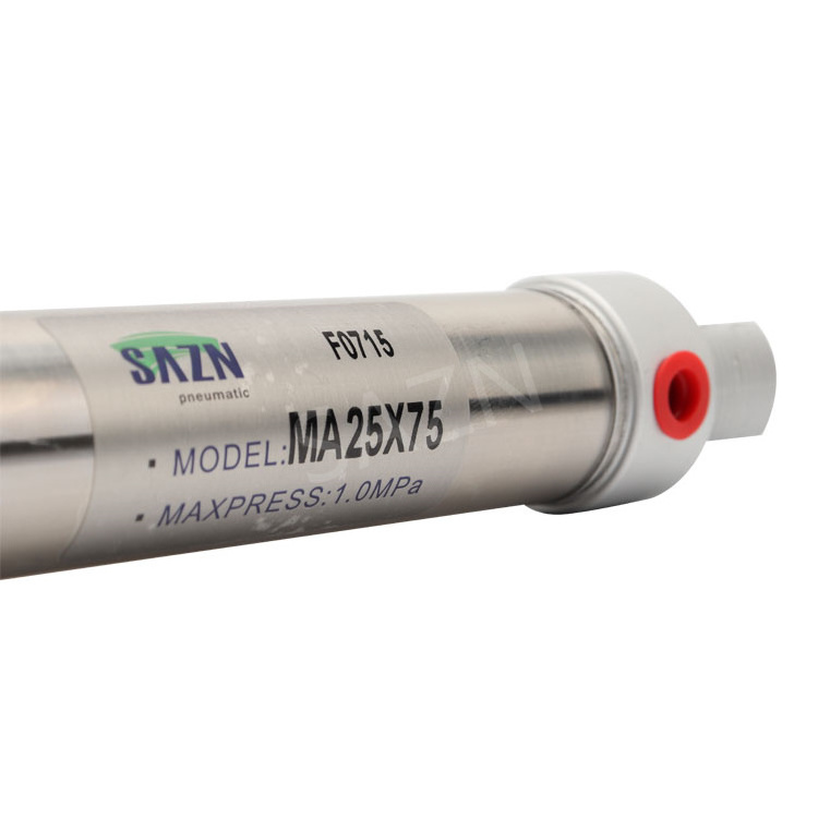 Airtac MA Standard Round Body Double Acting Single Action Micro Electric Mini Stainless Steel Pneumatic Cylinder