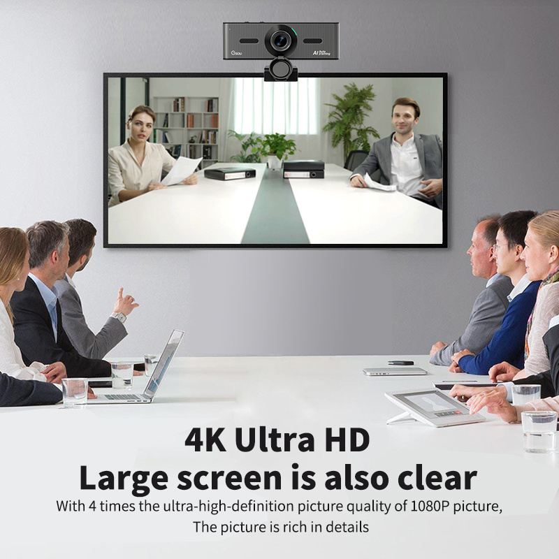 4K  AI auto tracking camera 1080 USB webcam for desktop streaming computer PC Cam Vlog for Tik Tok YouTube