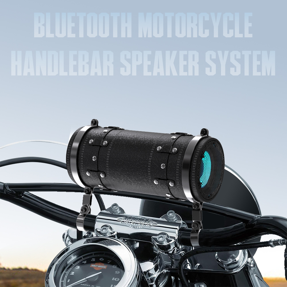 Gsou  Waterproof Bluetooth Motorcycle Stereo Speakers Handlebar Mount  Player Audio Amplifier System  ATV UTV