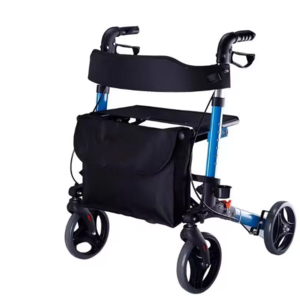 JSA351 Walking Frame Drive Rolling Walker for Seniors 4-leg Walker Adult Folding Rollator For Disabled rollator walker