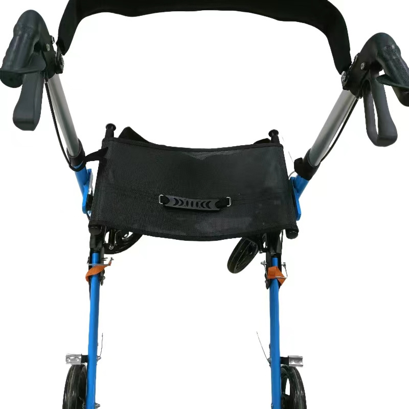 JSA351 Walking Frame Drive Rolling Walker for Seniors 4-leg Walker Adult Folding Rollator For Disabled rollator walker