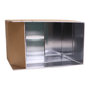 Custom Frozen Food  Aluminum Transportation Carton  Fruit Vegetable Cold Fold Foam Insulated Foil Boxes