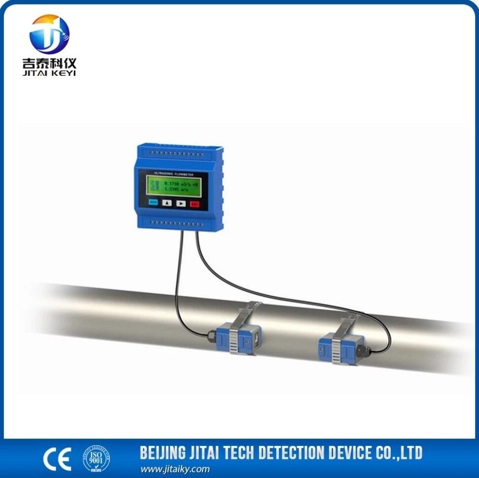 Digital Flow Meter Water Wall Mounted Ultrasonic Flowmeter Modular