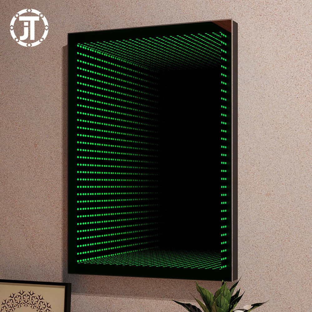 2022 hot sale Smart Tunnel Led Wall Light LED Mirror infinity 3D Mirror / 3d infinity mirror led