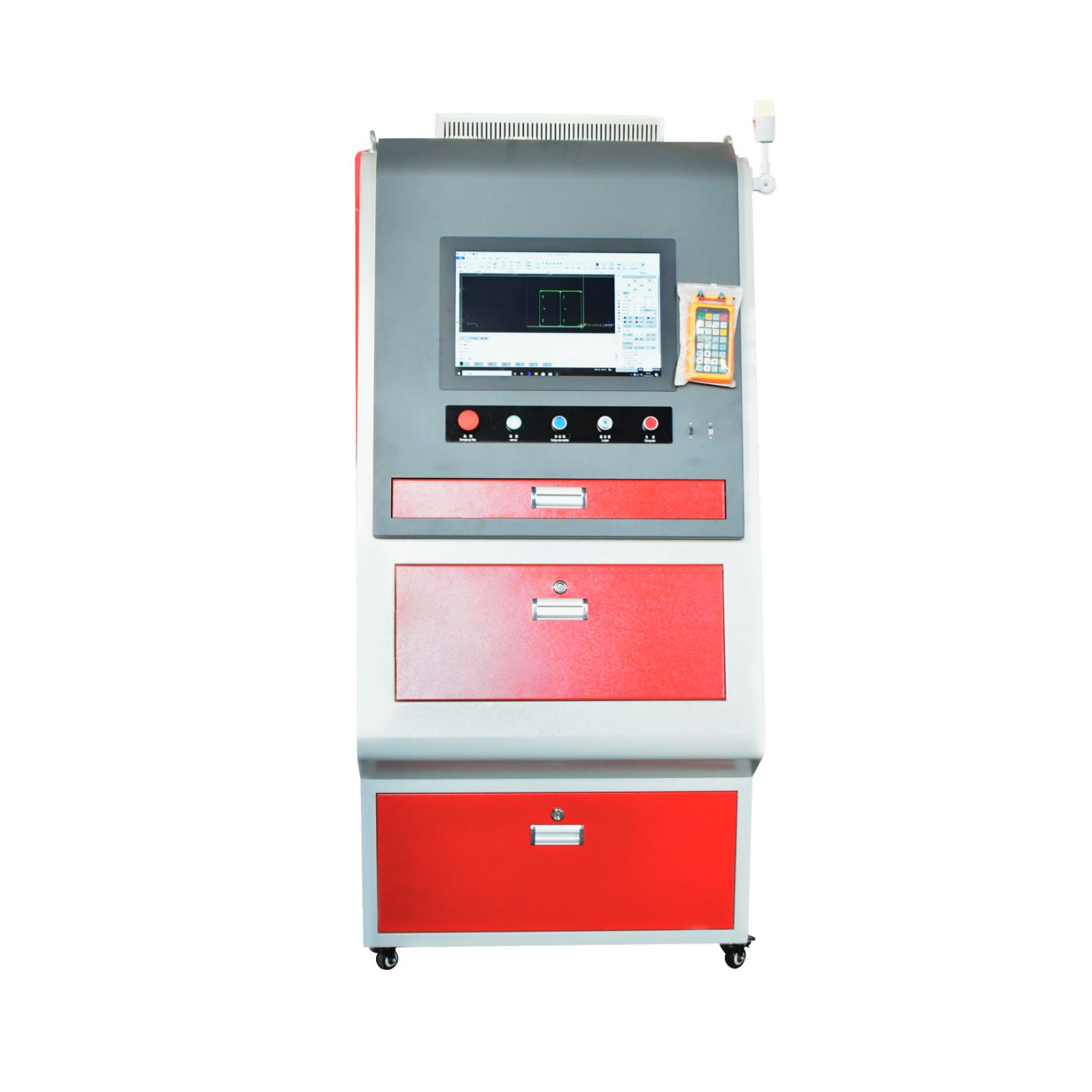 3015 4015 6015 4020 6020 Coil Leveling Geared Feeding Fiber Laser Cutting Collection Station Production Line