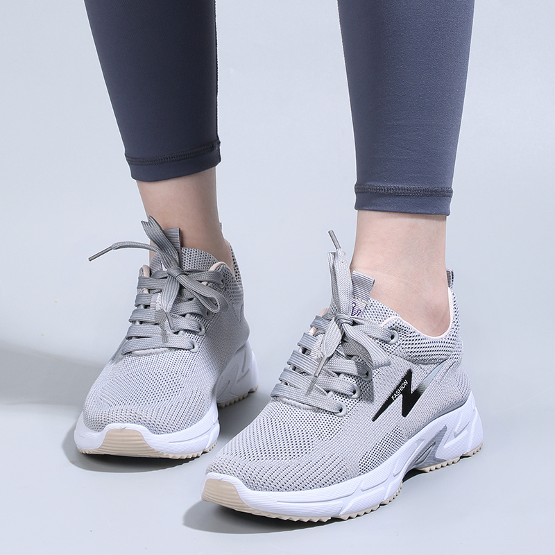 trending shoes for ladies 2023 Breathable Women walking style shoes casual sport shoe ladies walking sneaker