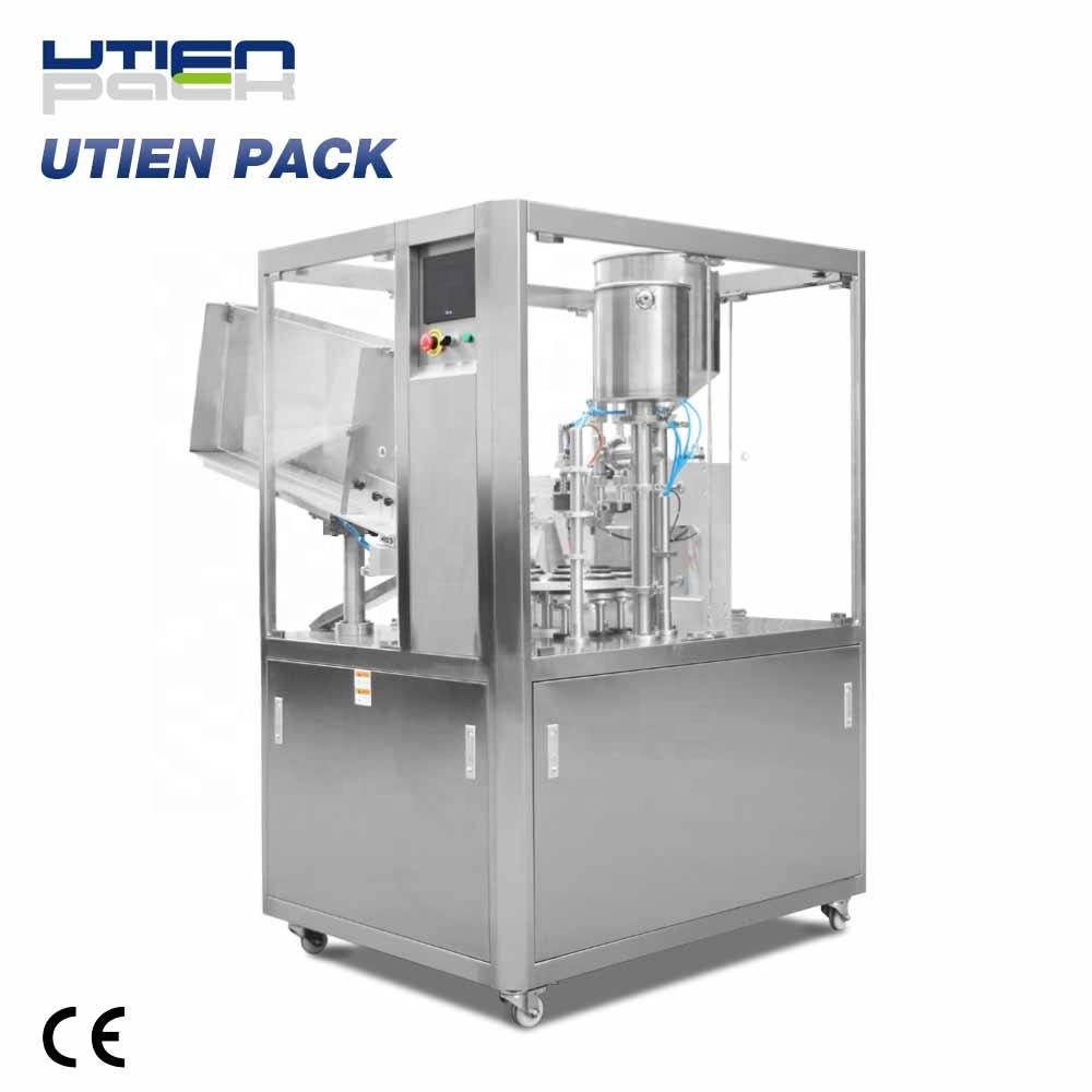 2021 Automatic ultrasonic plastic tube filling  sealing packaging machine