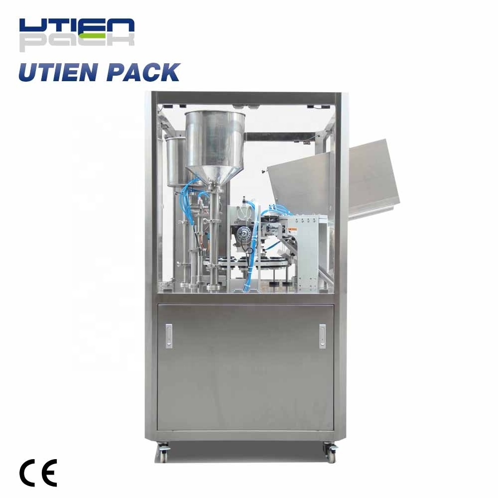 2021 Automatic ultrasonic plastic tube filling  sealing packaging machine