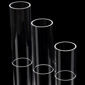 High Quality Glass Tube For Water Smoking Pipe Customised high temperature resistant Quartz Tubes