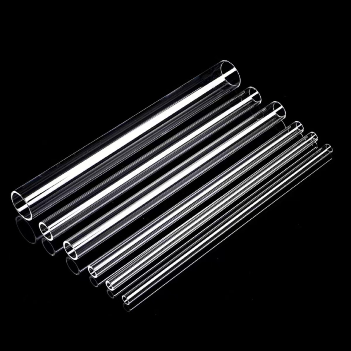 High Quality Glass Tube For Water Smoking Pipe Customised high temperature resistant Quartz Tubes