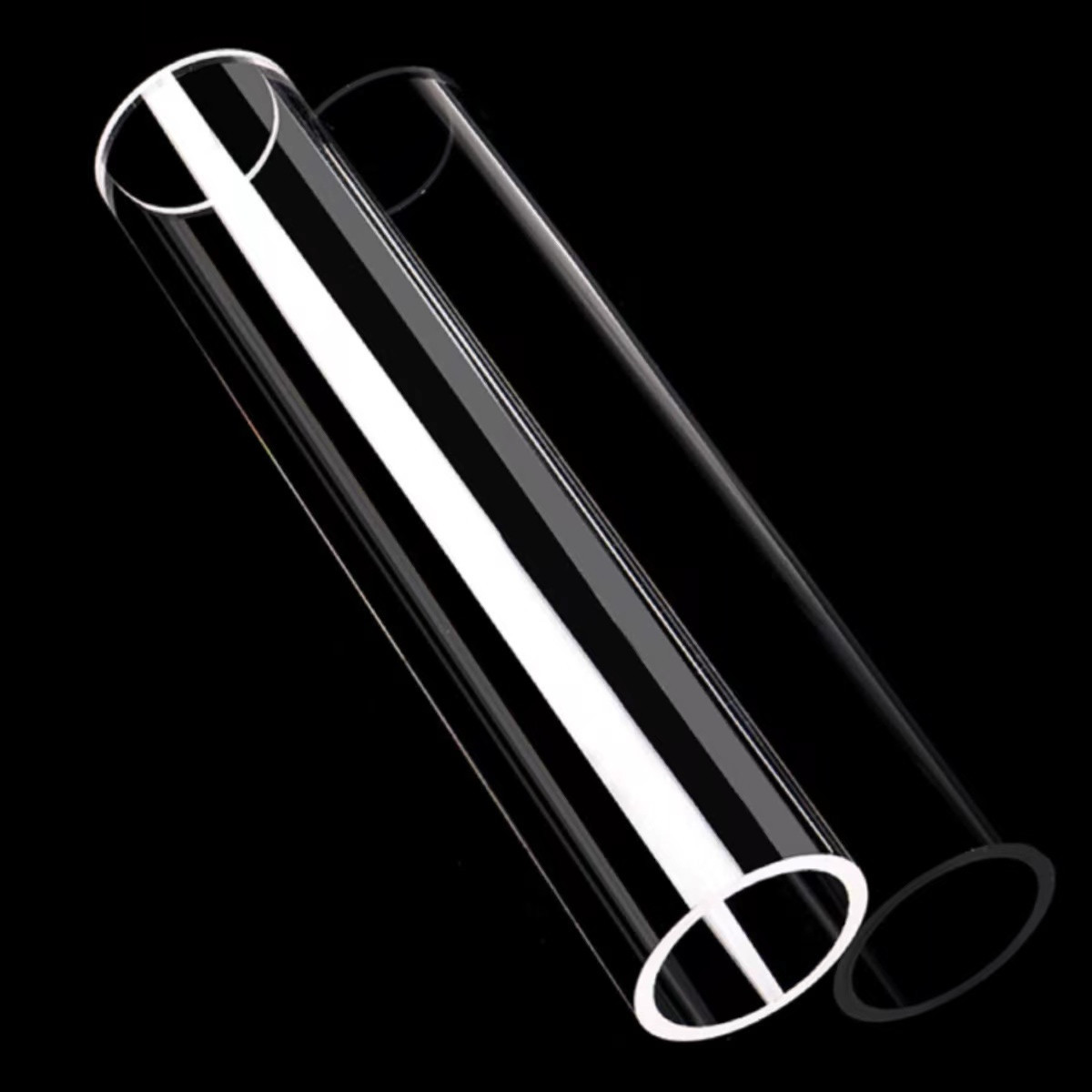 High Quality Glass Tube For Water Smoking Pipe Customised high temperature resistant Quartz Tubes