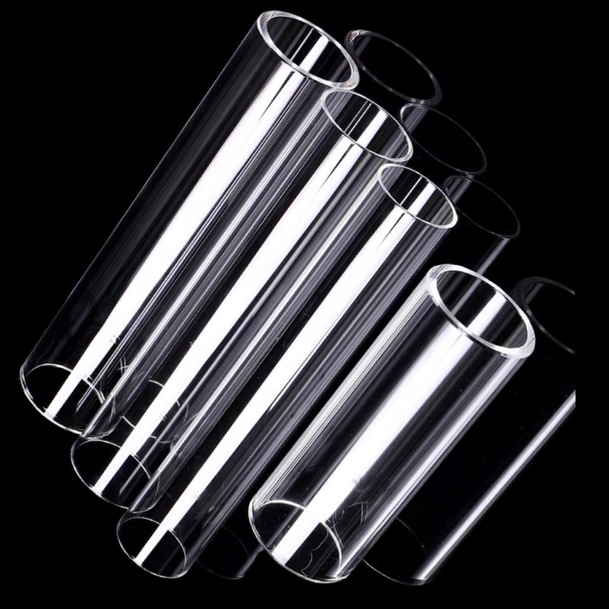 High Temperature Resistance Oil Burner Glass Pipe Quartz Tubes Borosilicate Glass Tube For Heater Accessories