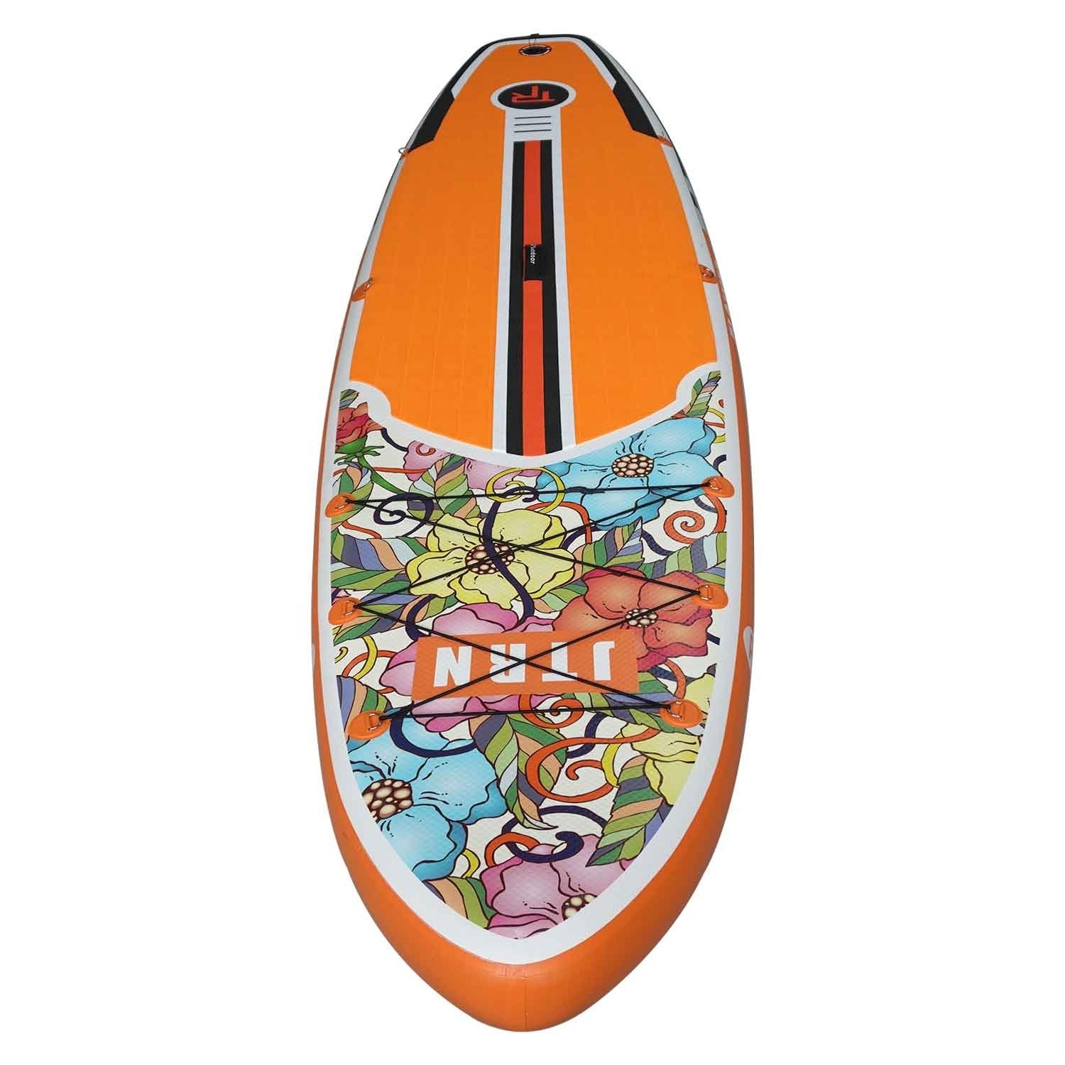 Geetone flower new design 11 feet inflatable SUP stand up paddle boards set foldable ISUP with accessories portable surfboard