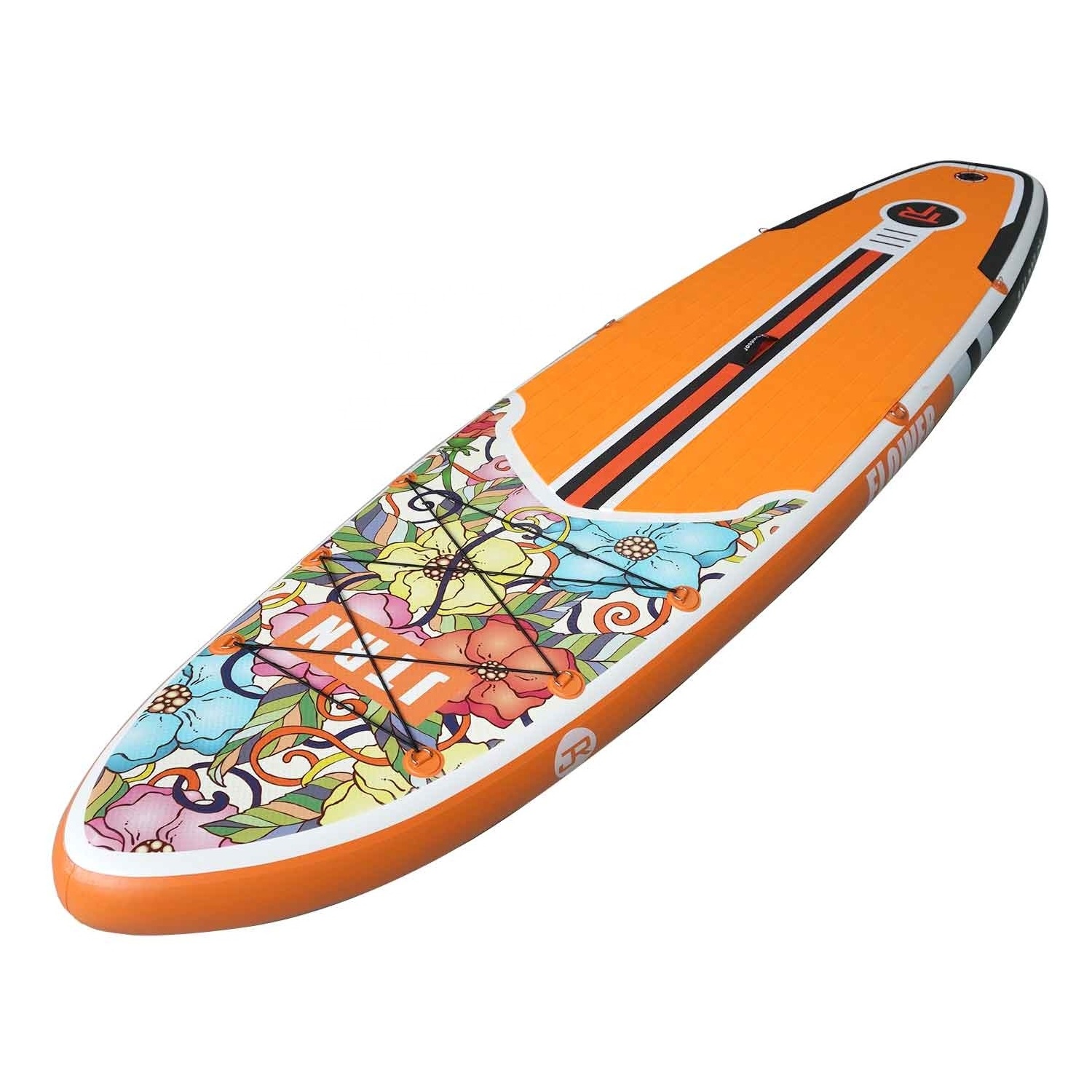 Geetone flower new design 11 feet inflatable SUP stand up paddle boards set foldable ISUP with accessories portable surfboard