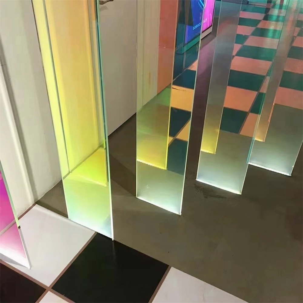 Rainbow Iridescent Window Glass Self Adhesive Mirror Film