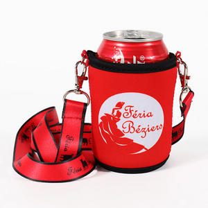 Specialty Custom Lanyard Bottle Koozies Cup Wine Glass Holder Lanyard Can Koozies Lanyard