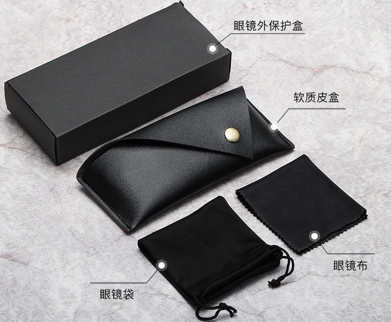 2022 protective traveling clear leather pu soft sunglasses case luxury pu leather sunglasses case custom logo glasses case