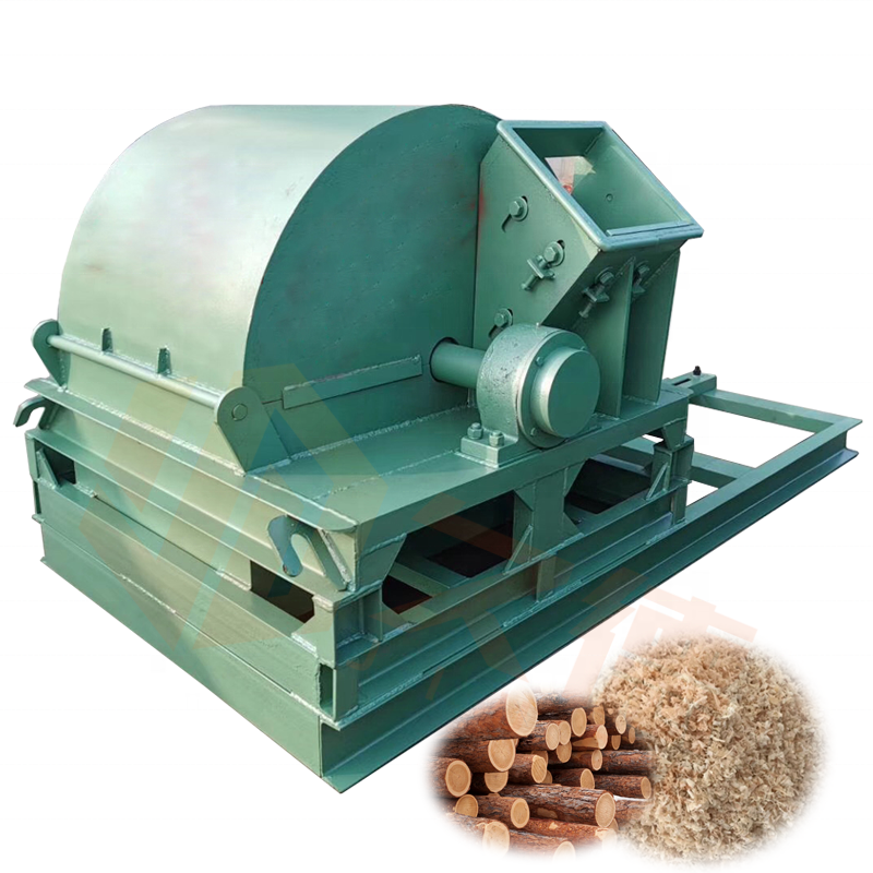 Multifunction Wood Crusher Machine Log Shaving Machine Farm Tree Branches Crusher with Motor