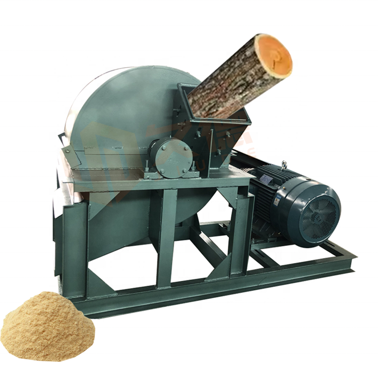 Mobile Diesel Motor Chipper Branch Crusher Wood Pulverizing Wooden Sawdust Making Machine for Sale