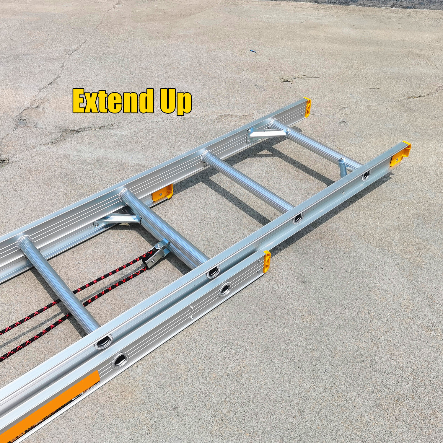 16 20 24 28 32 36 40 step Two Section Aluminum portable and extendable ladder