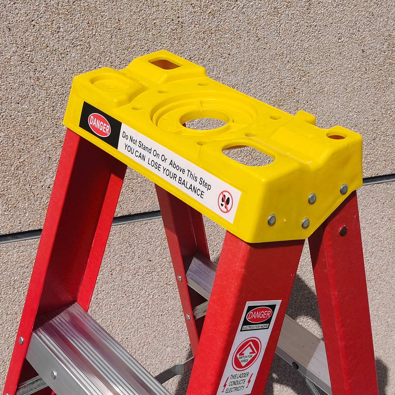 Double Side Fiberglass Folding Step Ladder 3ft 4ft 5ft 6ft 7ft 8ft 9ft 10ft 11ft 12ft