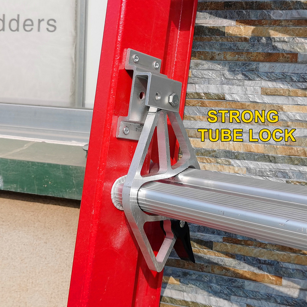 High Quality Good Price Escalera Fiberglass / Fiber Glass Insulated Extension Ladder